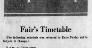 50 years ago in Expo history: The fair was halfway over, but the PR campaign to push more attendance wasn't